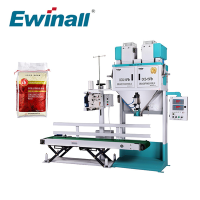 2,5 Kg - 15 Kg van de Korrelkorrel de Rijstsugar bean packing machine DCS-15FB1 Ewinall