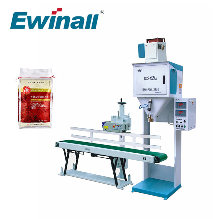 Ewinall DCS-15ZA1 Kleine rijstverpakkingsmachine voor korrelige bonensuiker 1 kg 3 kg 4 kg 15 kg